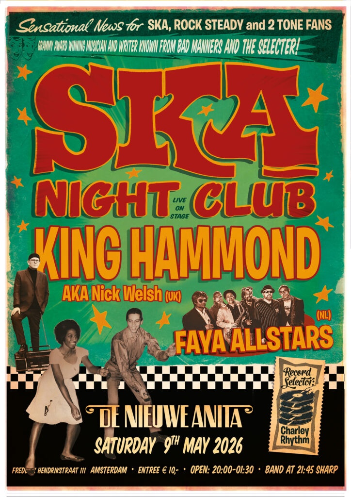 SKA NIGHT CLUB: King Hammond (UK) + Faya Allstars