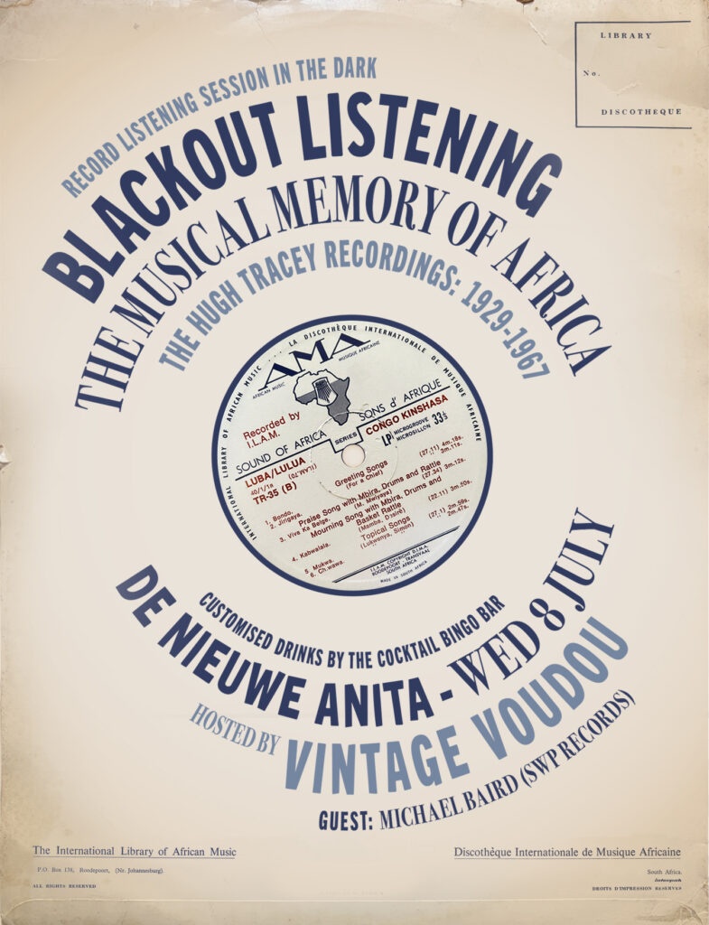 Blackout Session: The Musical Memory of Africa – the Hugh Tracey Archives