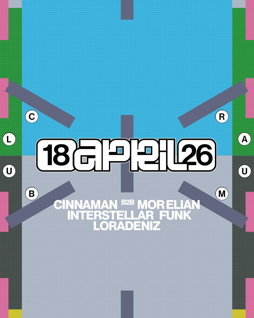 Cinnaman b2b Mor Elian, Interstellar Funk, Loradeniz