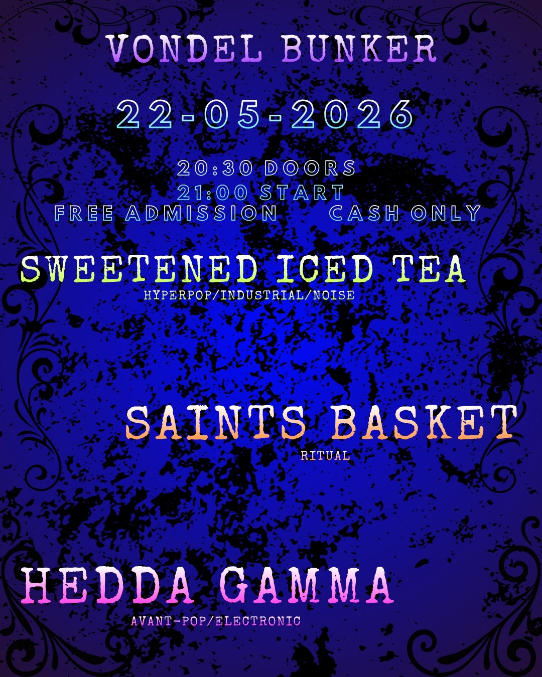 sweetened iced tea - saints basket - hedda gamma