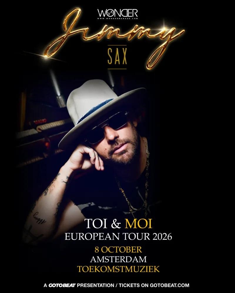 Jimmy Sax European Tour 2026 | Amsterdam