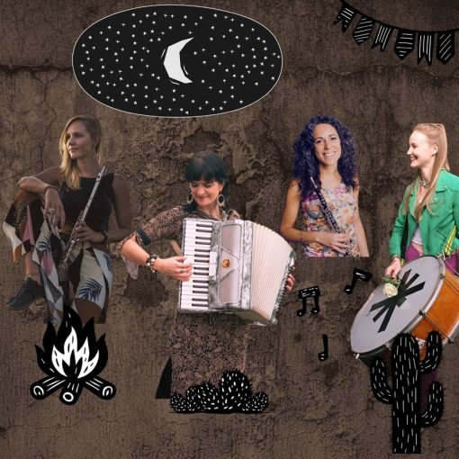 Muziek uit Noordoost van Brazilië met Elizabeth Fadel Floor Polder Helene Jank en Maripepa Contreras