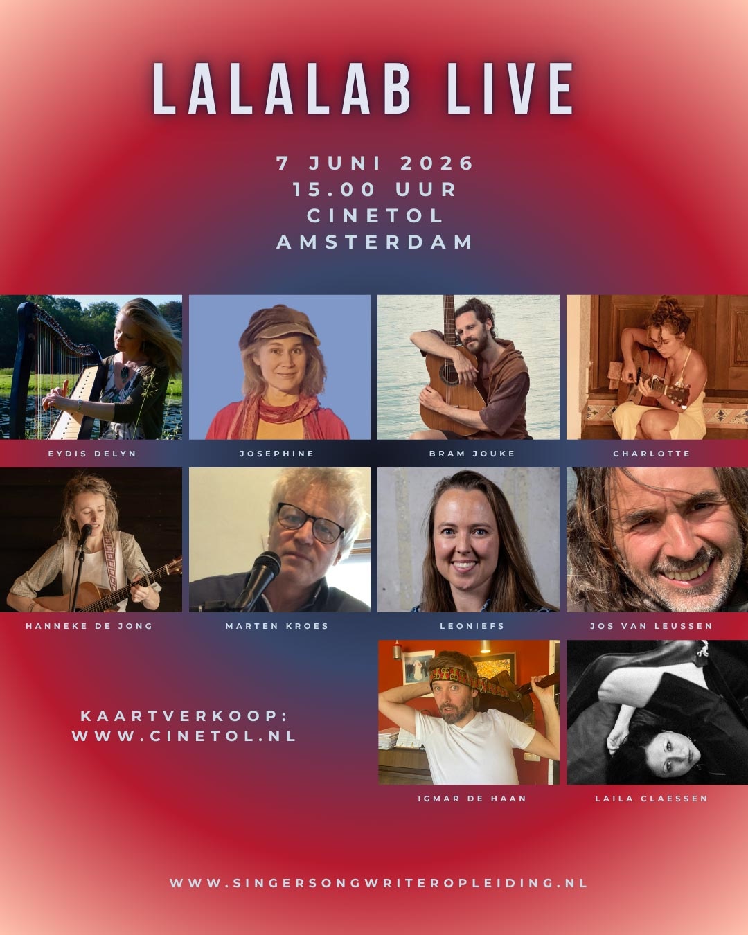 Lalalab Live! | 10 talentvolle singer-songwriters