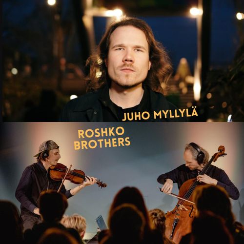 Modern Classical Sounds of Recorder, Violin & Cello with Electronics. Juho Myllylä & Roshko Brothers Concert.
