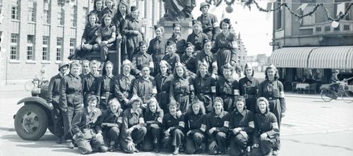 Verzetsvrouwen vlak na de oorlog