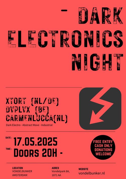 Live Dark Electronics - Xtort, DVPLVX & Carmen Lucca