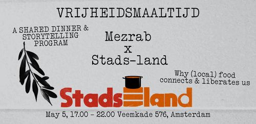 VRIJHEIDSMAALTIJD: shared dinner & storytelling!