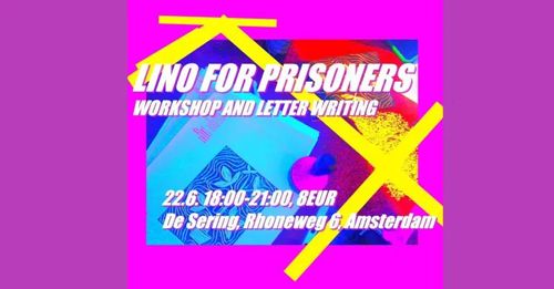 Lino for Prisoners - Workshop and Letter Writing