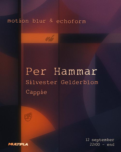Motion Blur x Echoform with Per Hammar