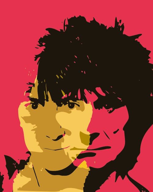 Ronnie Wood and his band