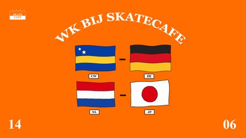 GRATIS ENTREE VOOR WK BIJ SKATECAFE
