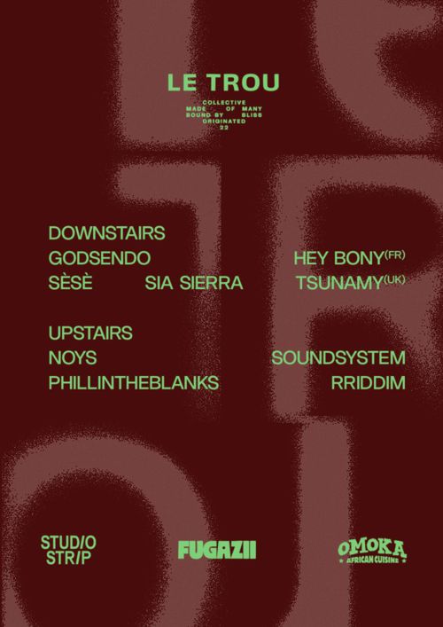 Le Trou 3 yr anni x STUDIO STRIP x Fugazii