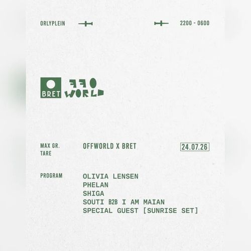 BRET x Off World - Olivia Lensen & Tsepo