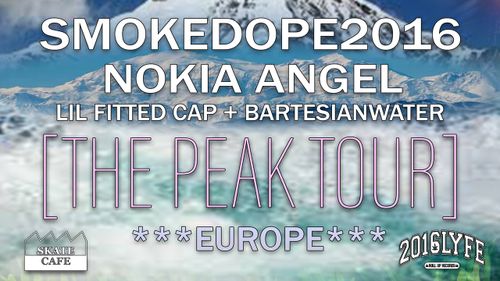 [SOLD OUT] THE PEAK TOUR: SMOKEDOPE2016 (LIVE), NOKIA ANGEL (LIVE), LIL FITTED CAP, BARTESIANWATER