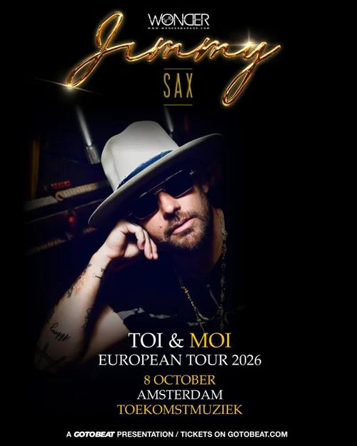 Jimmy Sax European Tour 2026 | Amsterdam