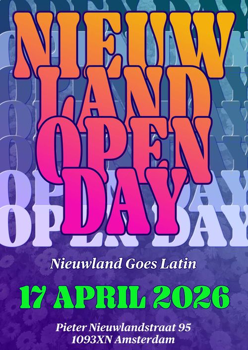 Open Day-Nieuwland Goes Latin