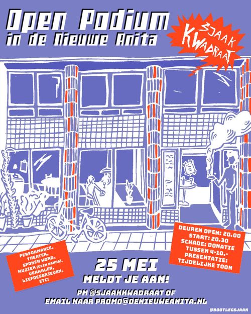 Sjaak Kwadraat presents: Open Podium!