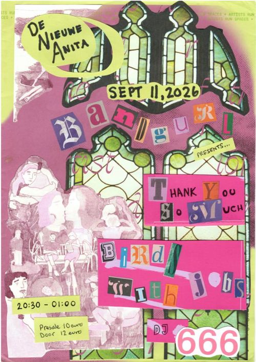 Bandgurl666 presents: Thank You So Much + Birds with Jobs + DJ 666