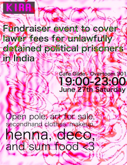 KIRA fundraiser for Indian political prisoners
