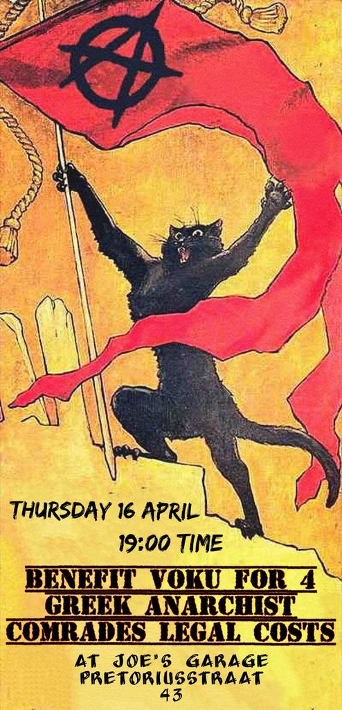 Benefit Voku for Greek anarchist legal cost