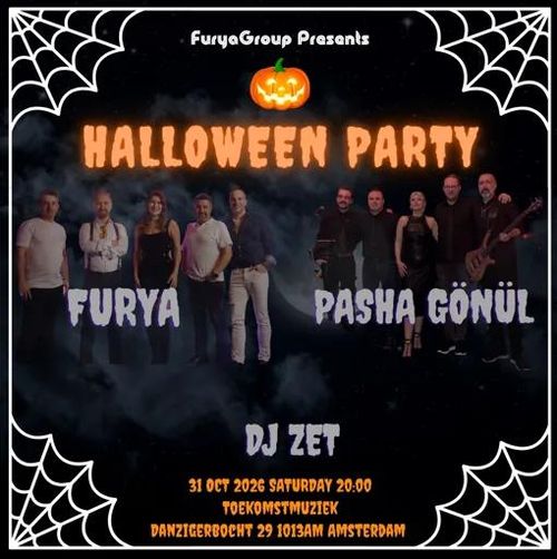 Halloween Party: Furya Live + PashaGönül Live & DJ Zet (Warm-up & After-Party)