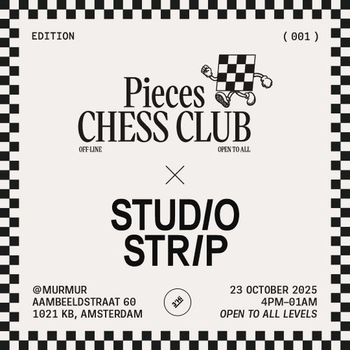 studio strip x pieces chess club / 3feethi showcase