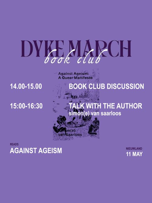 Dyke March Book Club & Discussion with Author Simon(e) van Saarloos