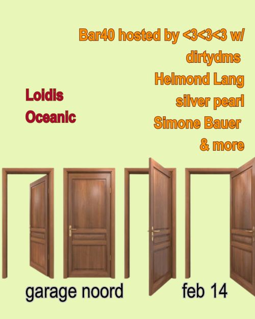 Loidis, Oceanic + Bar40 w/ valentines special: dirtydms, silver pearl, Helmond Lang