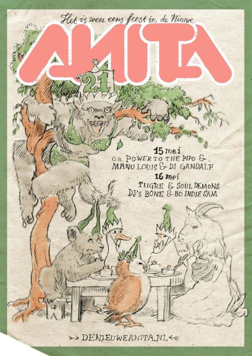 ANITA 21! met Tiigre + The Soul Demons + DJ Bone + Bo Indi Sam