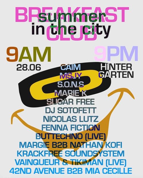 Breakfast Club - Summer in the City