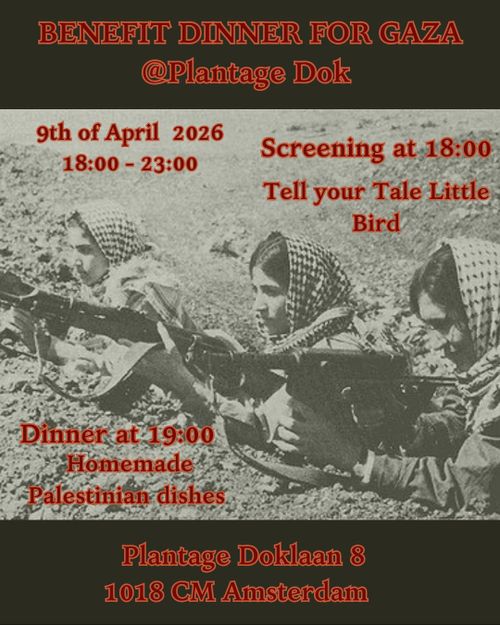 Dok Night- Dokhuis AiR presents: Human. VPN/someplace_els & benefit dinner for Gaza