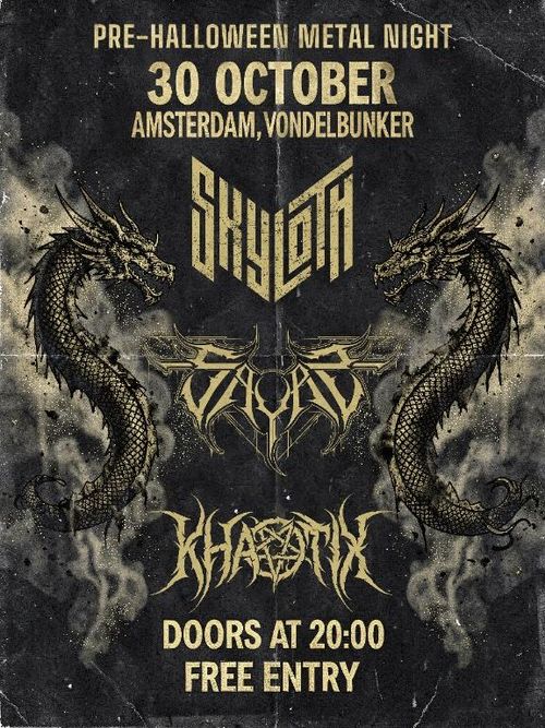 Pre halloween metal night