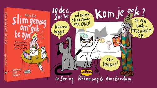 Boekpresentatie: Slim Genoeg om Gek te Zijn