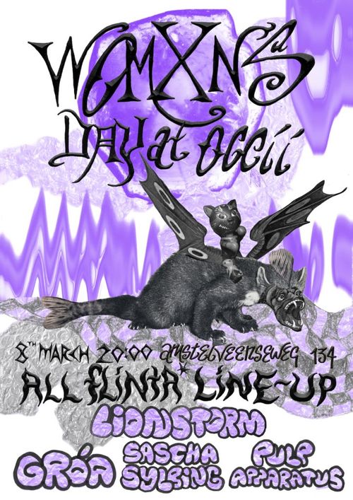 International Womxn’s Day w/ LIONSTORM + GRÓA (ISL) + sascha sylbing + Pulp Apparatus