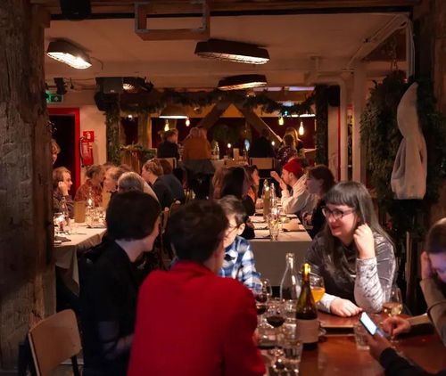 Christmas dinner on the Ceuvel