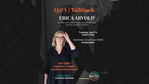 Free Q&A + Talkback with Erica Arvold