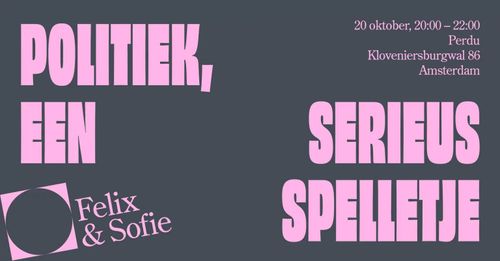 Politiek, een serieus spelletje