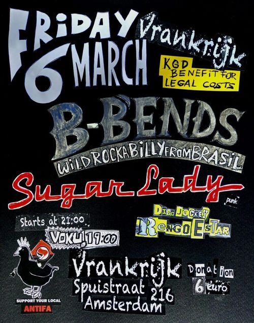 Friday Punk Night/ Voku +B-bends/Sugar Lady/DJ Rengo Estar