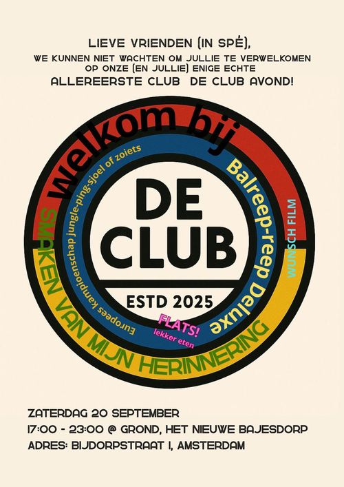 Club De Clubavond No.1