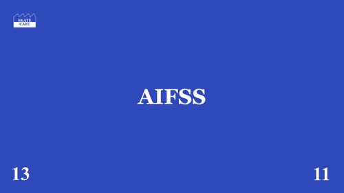 AIFFS W/ TBA