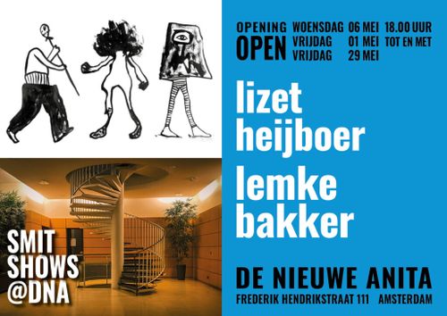 Expo Opening JC Smit shows: Lemke Bakker & Bizet Heijboer