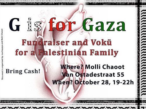 Fundraiser and Vegan Dinner for a Palestinian Family in Gaza