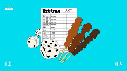 YAHTZEE MET SATÉ TOERNOOI