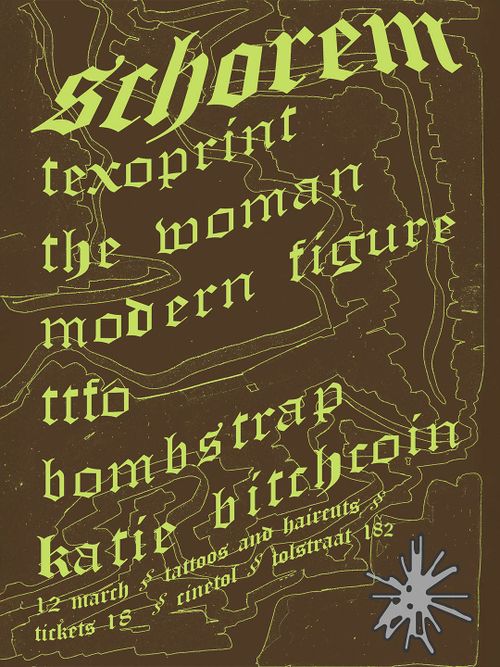SCHOREM minifest | texoprint + bombstrap + the woman + ttfo + katie bitchcoin + modern figure
