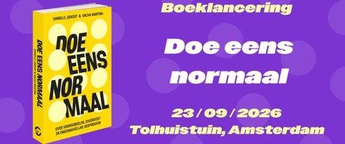 Boeklancering Doe Eens Normaal