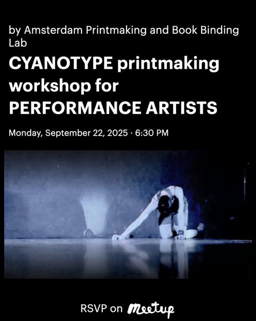 CYANOTYPE printmaking workshop for PERFORMANCE ARTISTS
