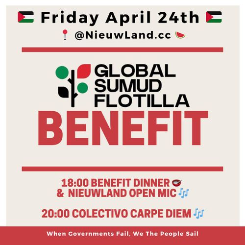 🍉 Global Sumud Flotilla Benefit w/ Colectivo Carpe Diem 🎶