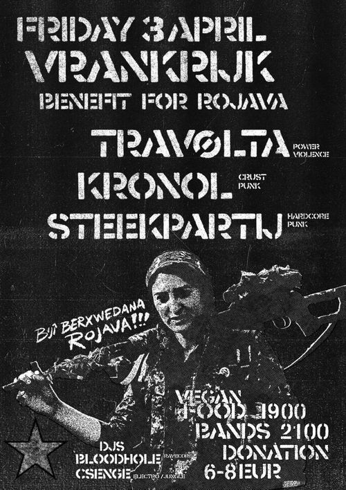 Friday Punk Night TRAVØLTA (BE)/Kronol/Steekpartij