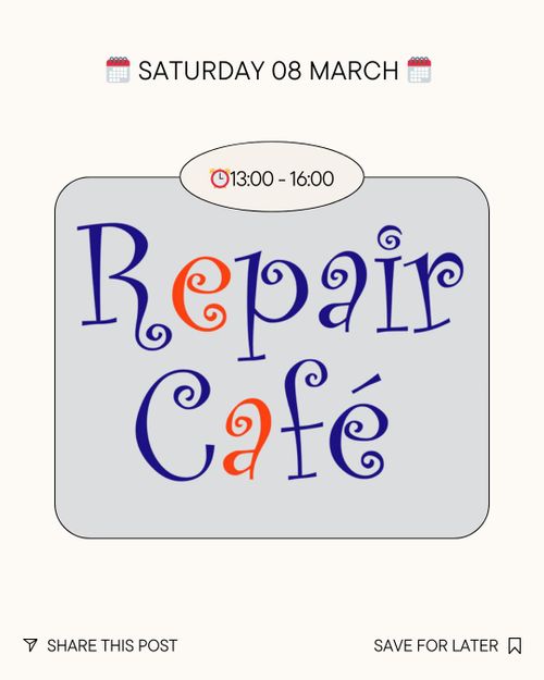 💥 Monthly Repair Café 🛠️