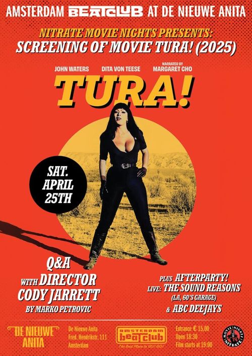 Amsterdam BeatClub & Nitrate Movie Nights present: TURA!
